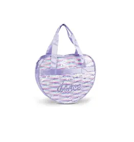 Danz N Motion B24510 Shimmering heart sequin tote