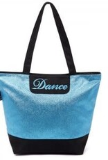 Dasha 4925TQ Glitter Tote Turquoise