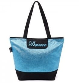 Dasha 4925TQ Glitter Tote Turquoise