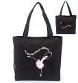 4954 Dance Your Dream Black Tote