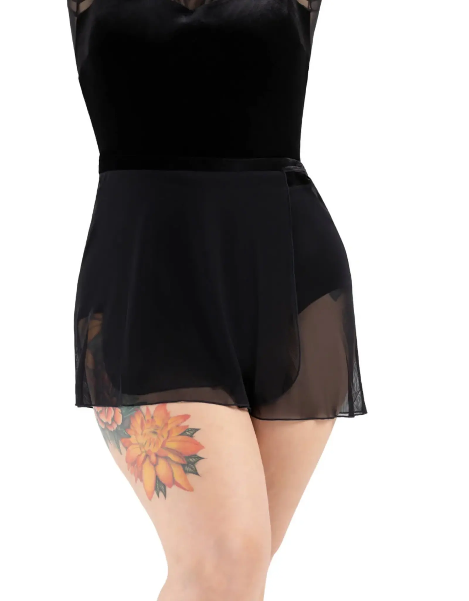 Capezio 12237W Orchard Skirt BLK M/L