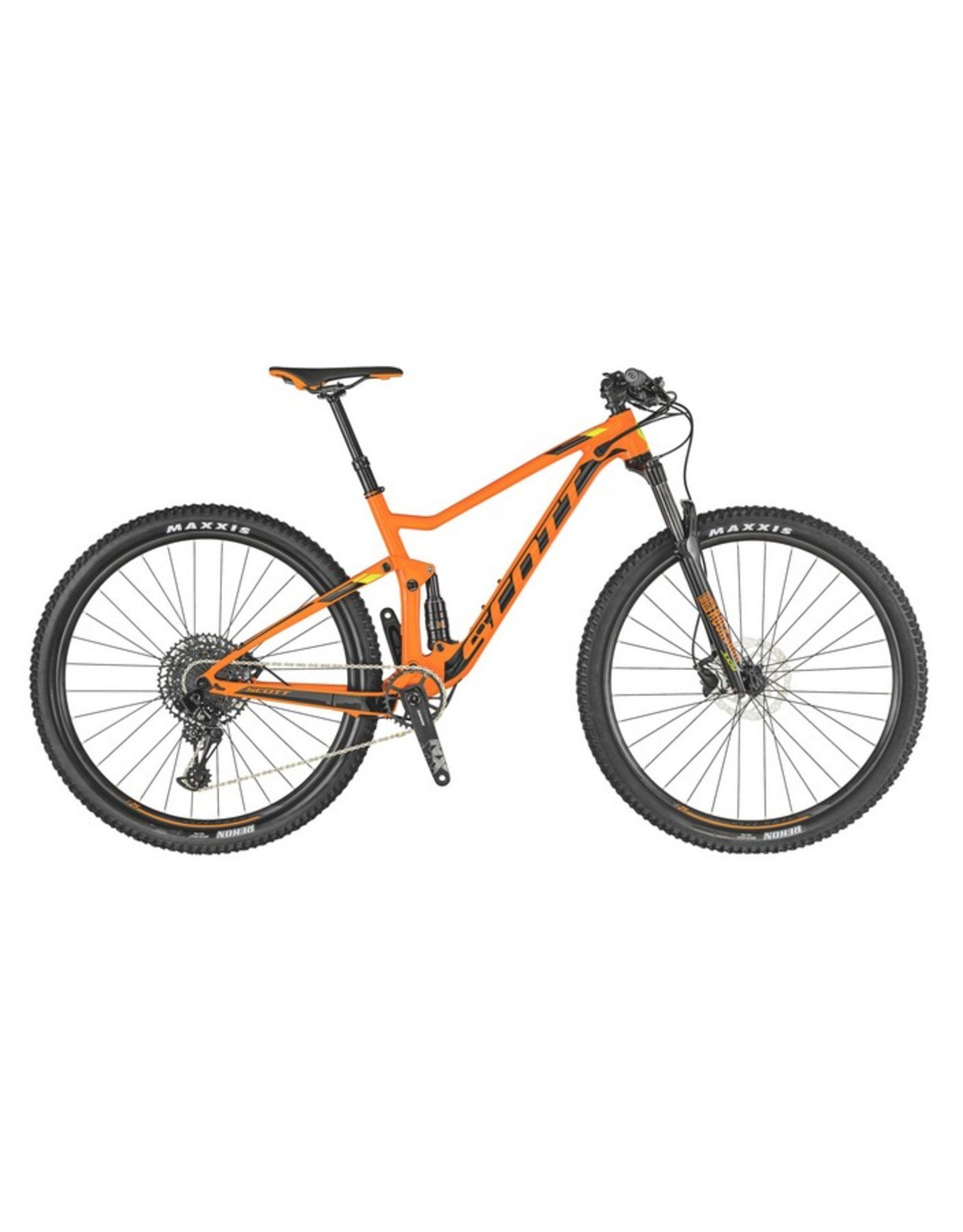 scott orange bike