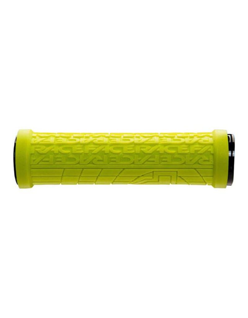 Yellow RaceFace Grippler 30mm Lock-On Grip