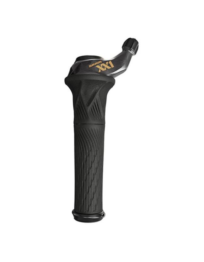 Sram Sram Xx1 Eagle 12 Speed Gripshift Shifter With Discrete Clamp Black With Gold Logo