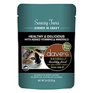 Daves Pet Food DAVES SAUCEY DINNER 2.8oz POUCH