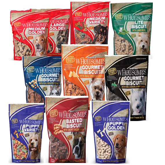 WHOLESOME GRAIN FREE BISCUITS Barkley s Pet Market