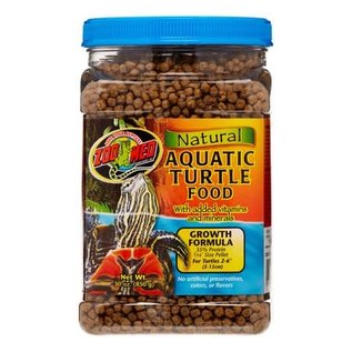 ZOO MED NATURAL AQUATIC TURTLE FOOD GROWTH 7.5OZ