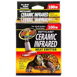 ZOO MED REPTICARE CERAMIC INFRARED HEAT EMITTER 100W