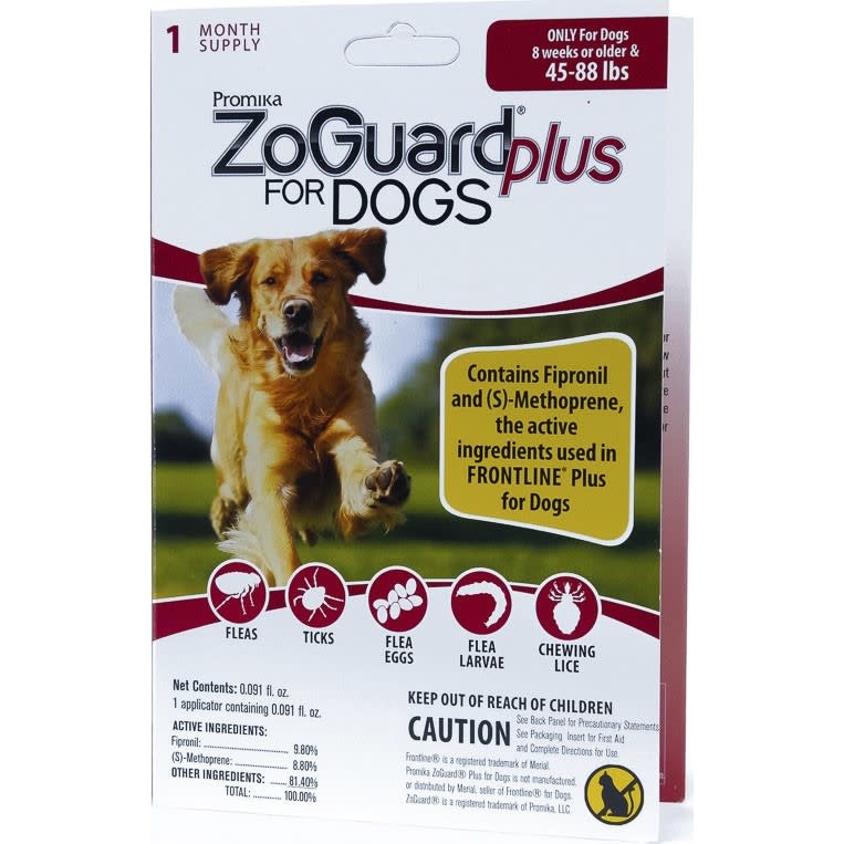 frontline plus dog flea treatment