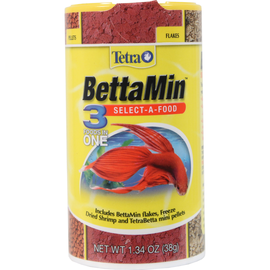 Tetra BETTAMIN 3-IN-1 SELECT-FOOD 1.34OZ