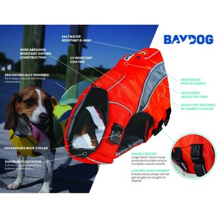 Baydog Baydog Monterey Bay Yellow Dog Life Jacket