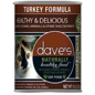 Daves Pet Food DAVES CAT NATURAL HEALTY 12oz CAN  TURKEY - DC