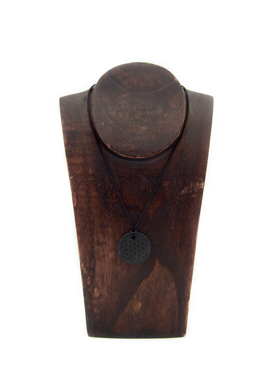 Pendentif Shungite - Fleur de vie