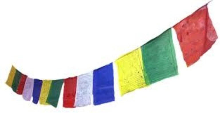 Tibetan prayer flags