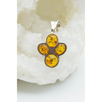 Pendentif Ambre - Jonquille