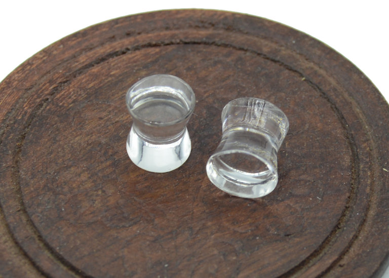 Clear Quartz Ear Plugs