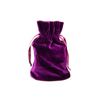 Velvet Pouch (Burgundy)