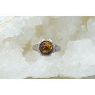 Bague Ambre - Alchémille