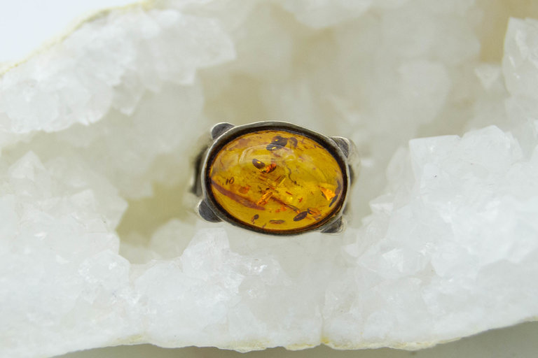 Bague Ambre - Pin