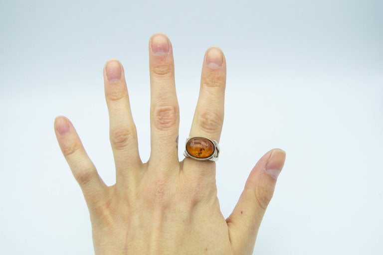 Bague Ambre - Pin