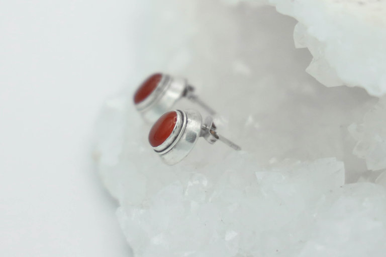 Carnelian Earrings - Aloès