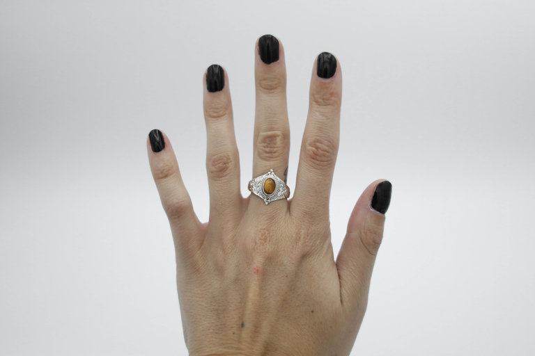 Tiger Eye Ring - Draco