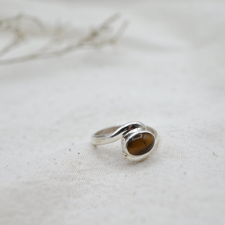 Tiger Eye Ring - Vague