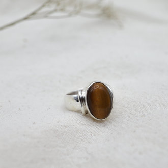 Bague Oeil de tigre - Classique Bague Oeil de tigre - Classique