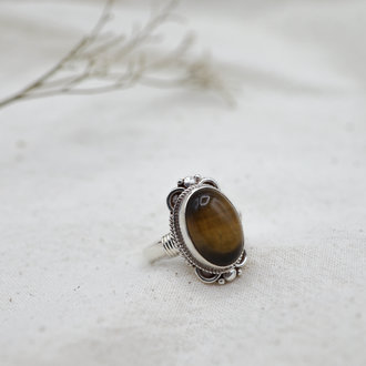 Bague Oeil de tigre - Jasmine