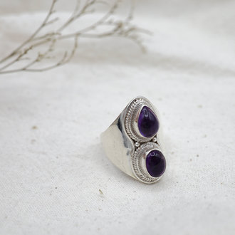Amethyst Ring - Duo
