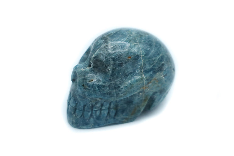 Blue Apatite Skull