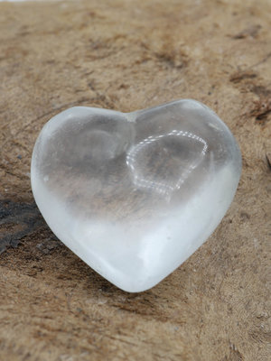 Coeur quartz clair