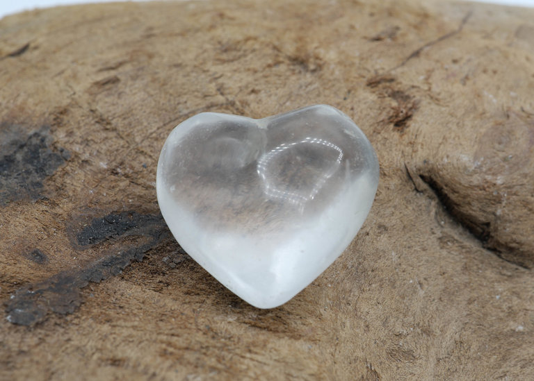 Clear Quartz Heart