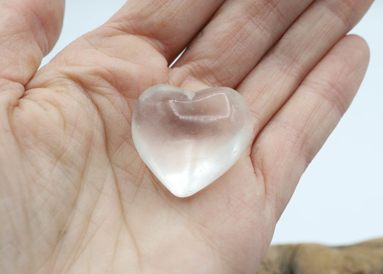 Clear Quartz Heart