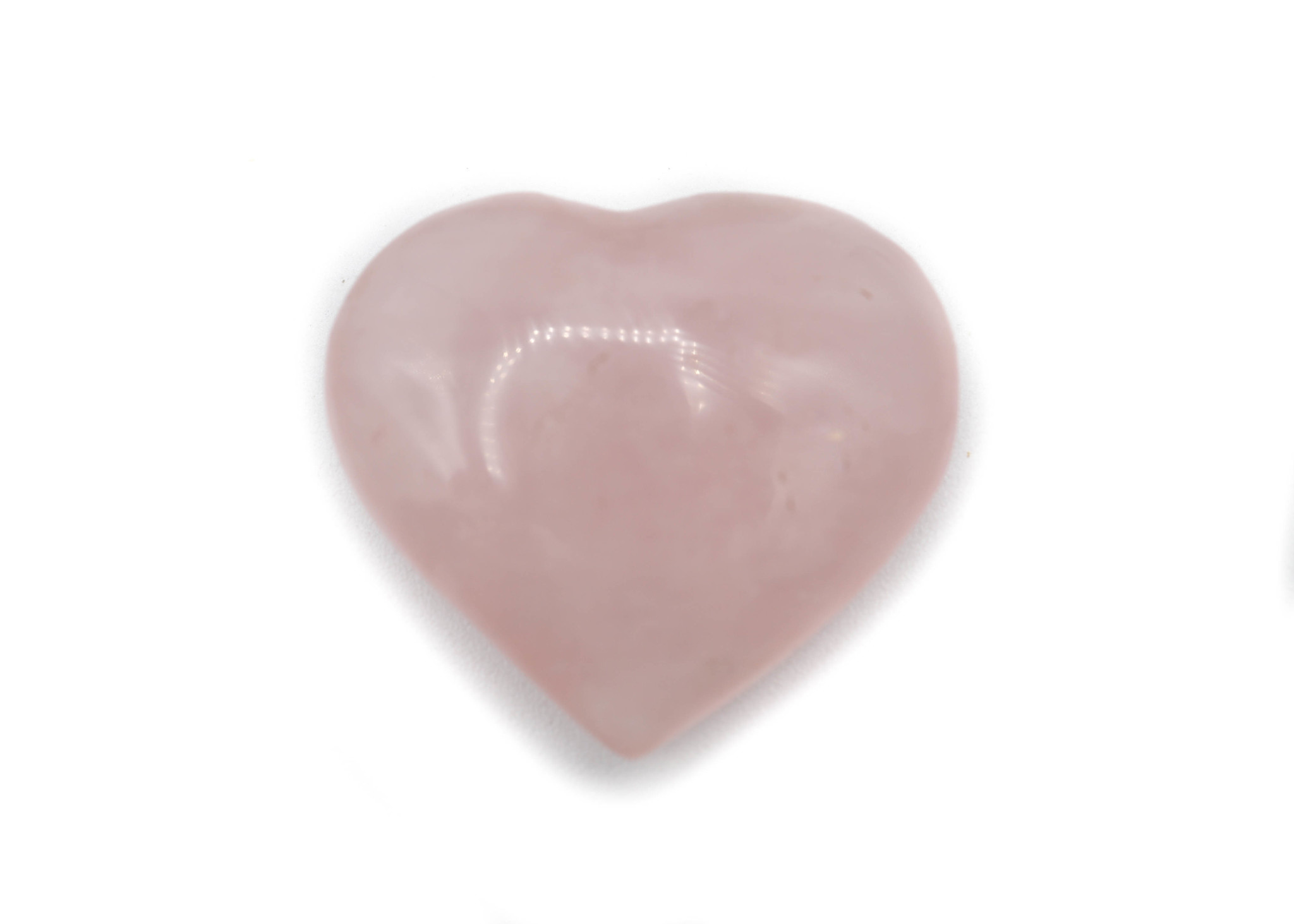 Rose quartz heart