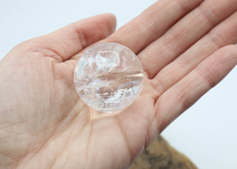 Quartz clair sphère - 3.5cm
