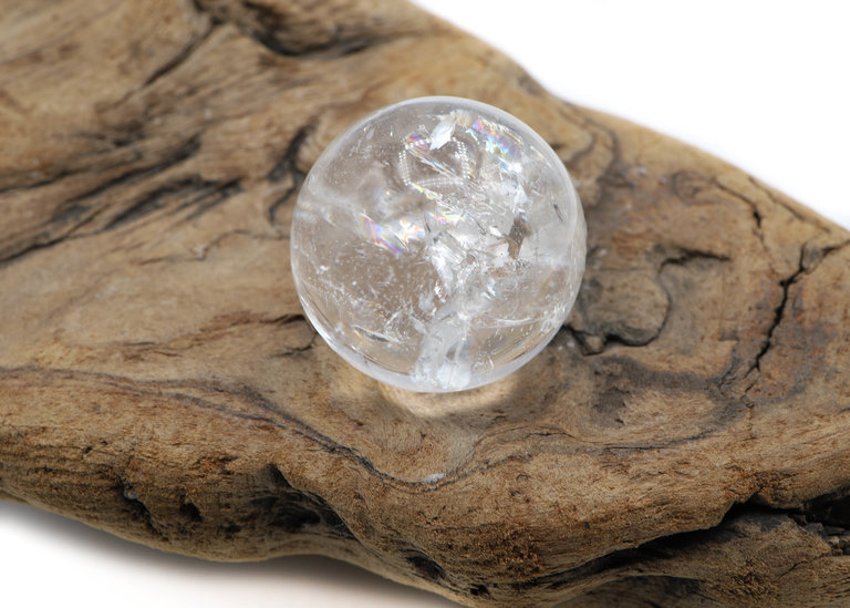 Quartz clair sphère - 3.5cm