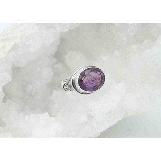 Bague Améthyste - Orchidée