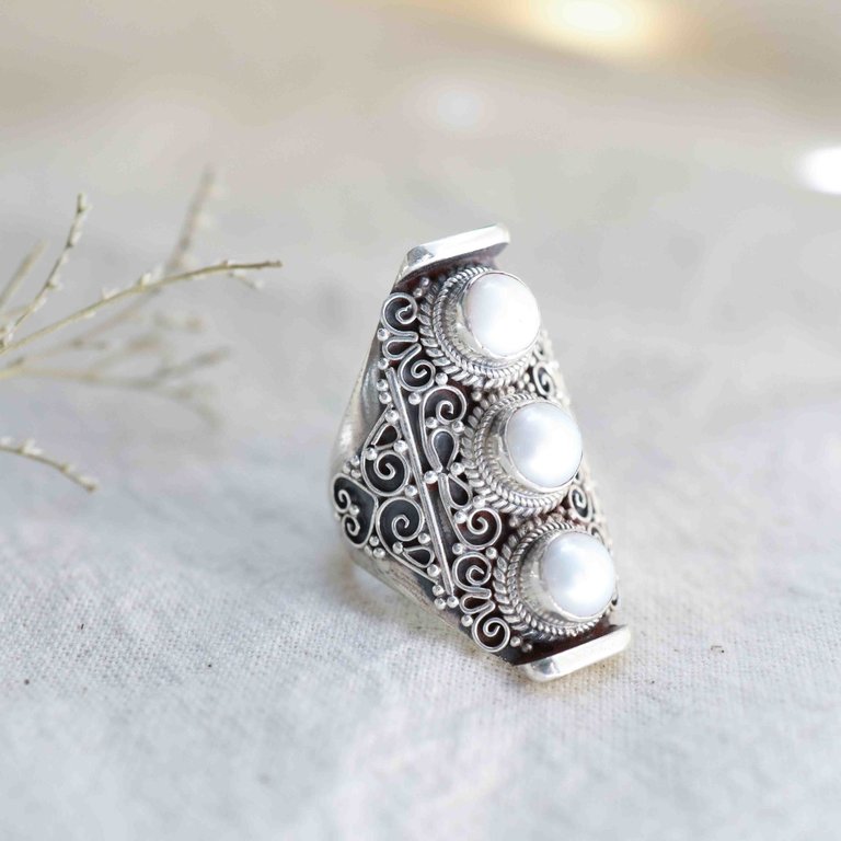 Bague Perle - Trio