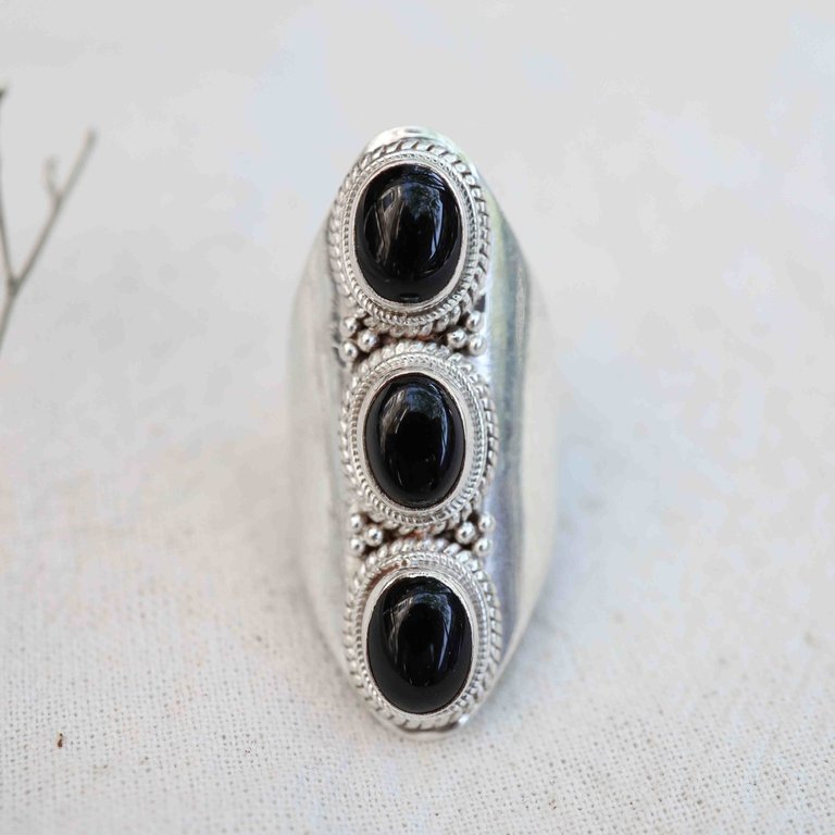 Bague Onyx - Trois