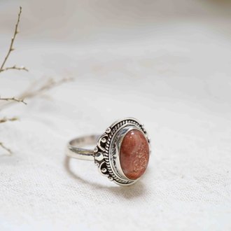 Bague Pierre de Soleil - Capucine Bague Pierre de Soleil - Capucine