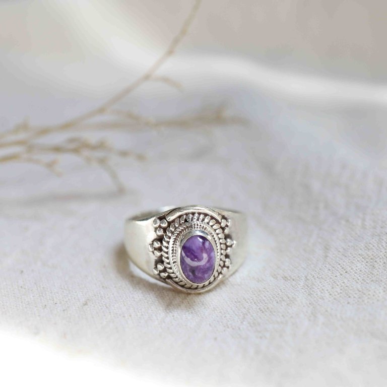 Charoite Ring - Solaire