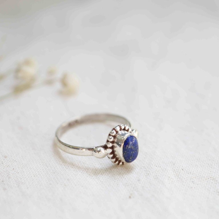 Bague Lapis Lazuli - Dahlia