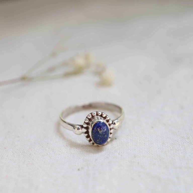 Lapis Lazuli Ring - Dahlia