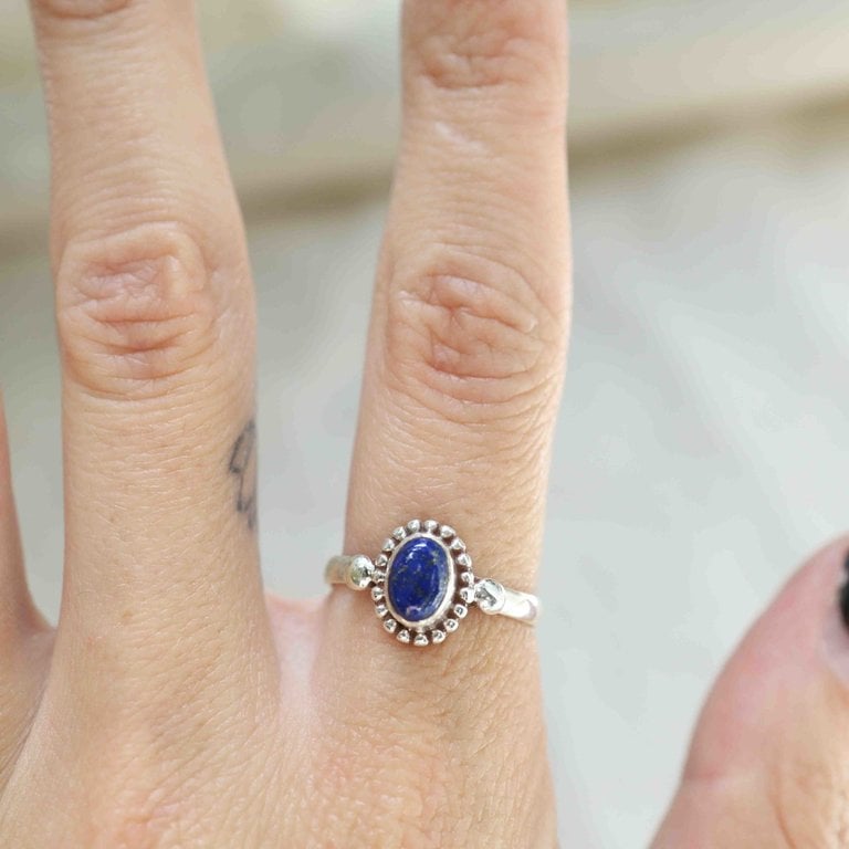 Lapis Lazuli Ring - Dahlia