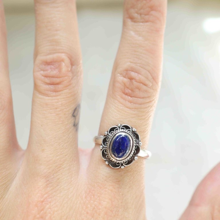 Lapis Lazuli Ring - Fleur