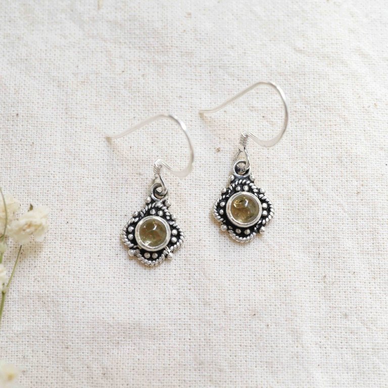 Citrine Earrings - Mimosa