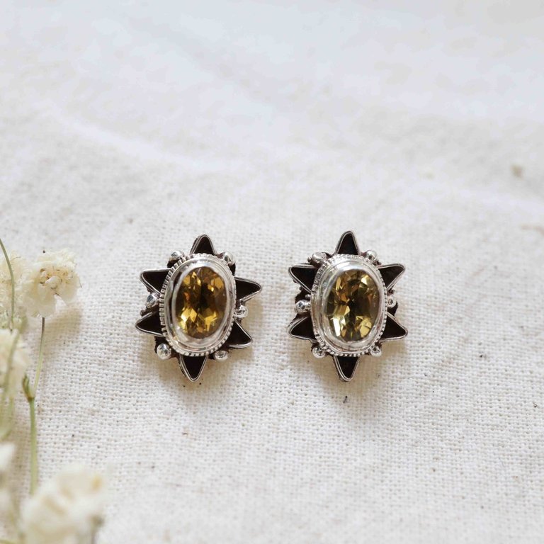 Citrine Earrings - Étoile