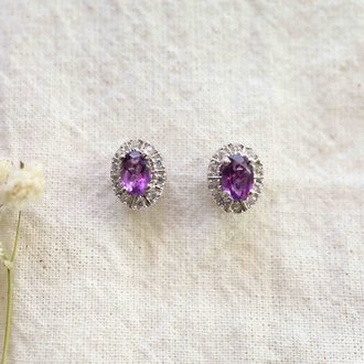 Amethyst Earrings - Royal Amethyst Earrings - Royal