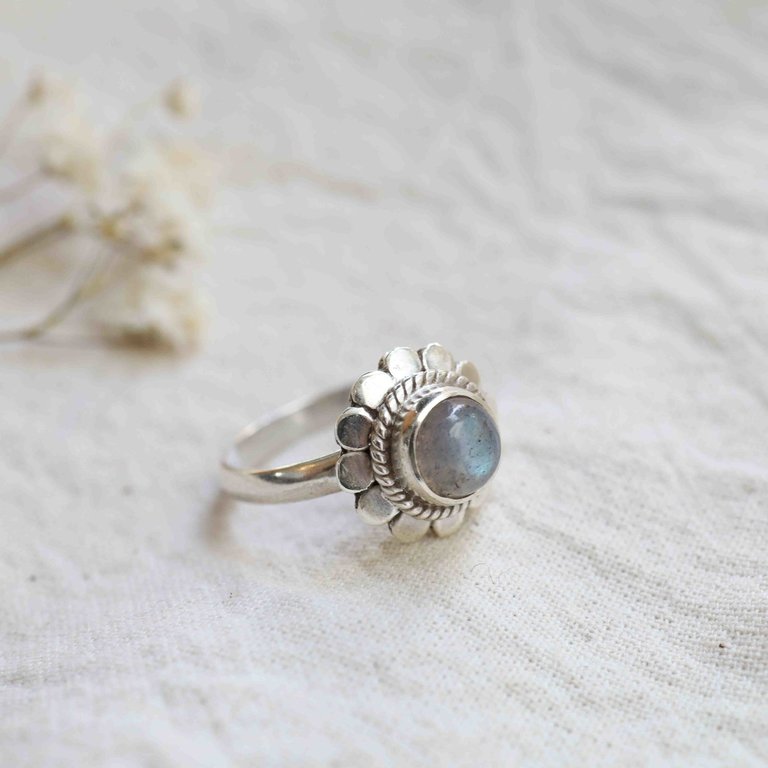 Bague Labradorite - Marguerite